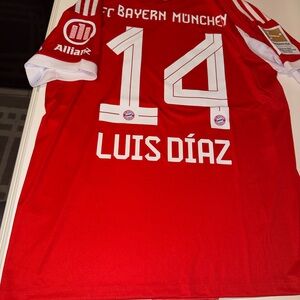 Luis Diaz Fc Bayern Home jersey
